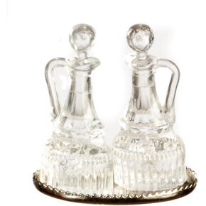 Dollhouse Miniature Oil and Vinegar Cruets