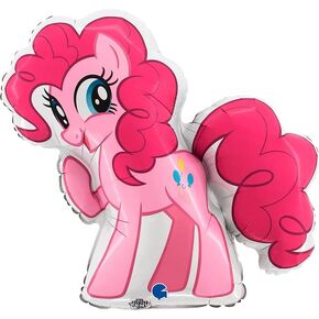 Toyland® 26 Inch Pinkie Pie Shaped Foil Balloon - My Little Pony Children's Party Decorations