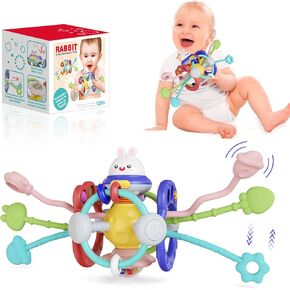 Montessori Toys for 1 Year Old, Baby Toys for 6-12-18 Months, Travel Sensory Toys for Toddlers 1-3, Learning Fine Motor Skills| 1st Birthday Gifts Boy 12 Months +