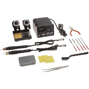 TRUArt (Stage 2) Professional Dual Pen Woodburning Detailer 60W Tool with Digital Temperature Control and 63 Tips