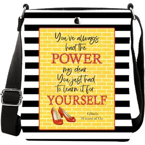 MBMSO Wizard Oz Gifts You've Always Had the Power My Dear Crossbody Bag Movie Inspired Gifts for Fans Movie Lover Sling Purse in Kuwait