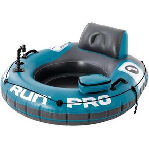 Intex 56843EP RIVER RUN 1 صالة عائمة قابلة للنفخ: GoPro/Phone Mount-حامل كوب مدمج ومقصورة تخزين-مقابض إمساك متينة-موصلات سهلة الاستخدام-سعة وزن 220 رطل in Kuwait