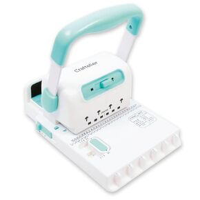 Craftelier - Mini Minty Duo Binding Machine | Compatible with Spiral and Ring Binders up to 1" Diameter and Disc Rings | Size 23.5 x 16 x 21 cm (9.25in x 6.30in x 8.26in)