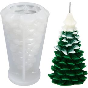 Cedar Christmas Tree Silicone Candle Morn
