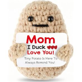 Positive Potato Crochet Mini Knitted Potato Toy Home Decorations Encouragement Gifts (Mr. Potato)