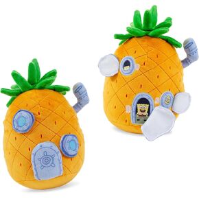 Nickelodeon Spongebob Squarepants Pineapple House 10-Inch Collector Plush Toy, Large Soft Stuffed Animal