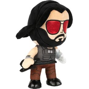JINX Cyberpunk 2077 M8Z Johnny Silverhand Plush Stuffed Toy, Multi-Colored, 8.75" Tall