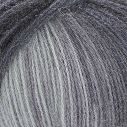 1 Skein YarnArt Angora Active Knitting Yarn, 25% Mohair 75% Acrylic, 100 g (3.5 oz), 500 m (546 yd), Yarn Weight 0: Lace, Variegated - 847 in Kuwait
