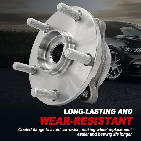 زوج 515160 مجموعة محور العجلة الأمامية متوافقة مع كاديلاك إسكاليد ESV XTS، لسيارة تشيفي سيلفرادو 1500 سوبربان تاهو 2015-2020، لسيارة جي إم سي سييرا 1500 2014-2018 يوكون/يوكون XL، 6 عروات مع ABS in Kuwait