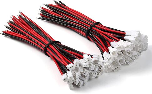 chanzon 30 pairs jst ph 2.0 mm 22awg 2pin pitch place colling for ul1007 thinned copper wire for battery h67 H36 Blade Inductrix E010 E013 in Kuwait