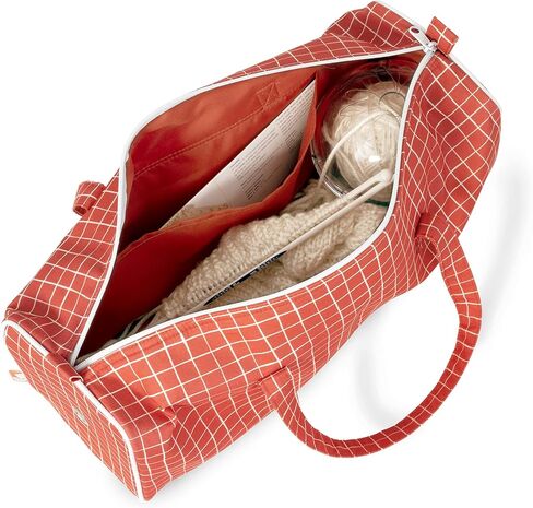 Prym Dachshund Needlework Organizer Travel Bag, Coral in Kuwait