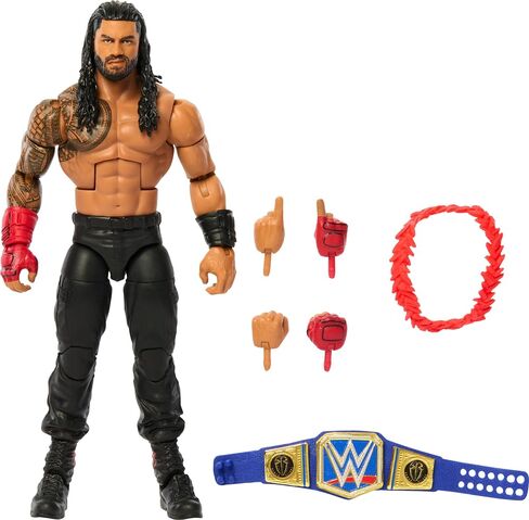 مجموعة Mattel WWE Top تختار مجموعة وإكسسوارات Action Figure ، Rey Mysterio 6 بوصة قابلة للتحصيل بأيدي قابلة للتبديل ، معدات رنين و 25 نقطة التعبير in Saudi Arabia