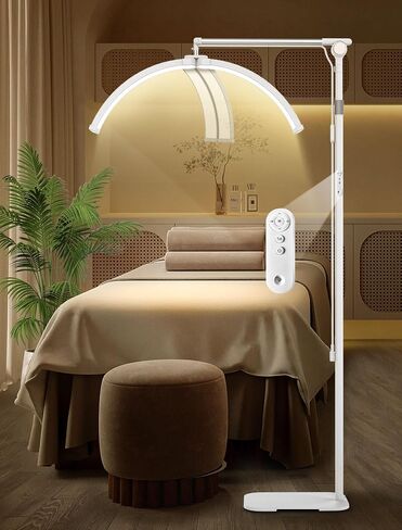 Half Moon Light,Professional Lash Light for Eyelash Tech with Foldable Lamp Design,Eyelash Light with Adjustable Brightness&Height for Beauty, Tattoo Artists,Filming Content Creation(White) in Saudi Arabia