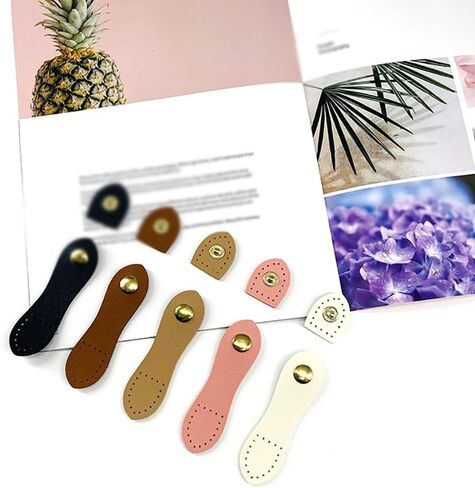 GSHLLO 10 مجموعات بوابا الابازيم الجلود الجلدية وإغلاق الأزرار. in Kuwait