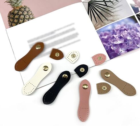 GSHLLO 10 مجموعات بوابا الابازيم الجلود الجلدية وإغلاق الأزرار. in Kuwait