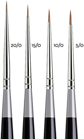 da Vinci Watercolor 4270 Brush Set, Black 4 Each in Kuwait