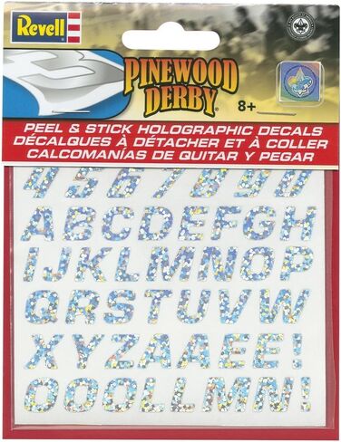 Revell Pinewood Derby Peel & Stick J Decal in Saudi Arabia