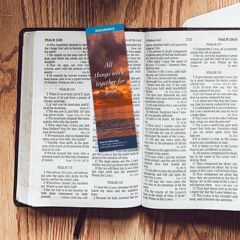 مرجعية كريستيان مع Bible Verse ، حزمة 25 ، ضمان ، كل الأشياء تعمل معًا من أجل الخير ، رومية 8:28 in Kuwait