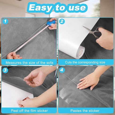 16 * 197inch Cat Anti-Scratch Protector, Cat Scratch Furniture Protector,Furniture Protectors from Cats Scratching，0.15 mm Thickness, Adheres to Surfaces of Sofas, Chairs, Couch, Etc. in Saudi Arabia