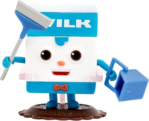 Bread Barbershop Figurine Doll (Bread), Toast Character Collectibles Toys Figures, Action Figures, Unique Home Office Decor, Birthday Holidays Boys Girls Kids, 2.6" in Saudi Arabia