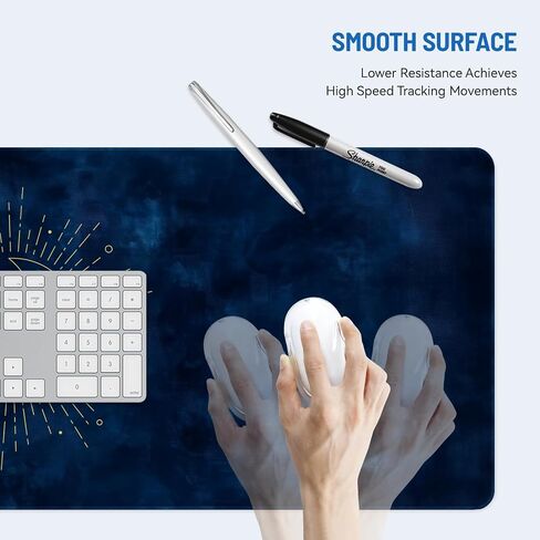 Mousepad Desk Mat Gaming Large Keyboard Cute Office Desktop Computer Laptop Cat XXL Long Giant Big Kawaii Aesthetic Girly Pretty Design Women Girl Gamer Oversized Wide 30x12'' Mousepad in Saudi Arabia