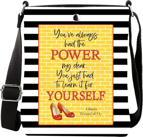 MBMSO Wizard Oz Gifts You've Always Had the Power My Dear Crossbody Bag Movie Inspired Gifts for Fans Movie Lover Sling Purse in Kuwait