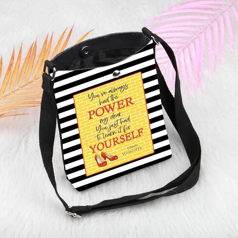MBMSO Wizard Oz Gifts You've Always Had the Power My Dear Crossbody Bag Movie Inspired Gifts for Fans Movie Lover Sling Purse in Kuwait