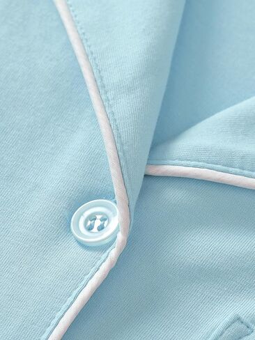 Latuza Women's Petite Nightgown Long Sleeve Soft Cotton in Kuwait