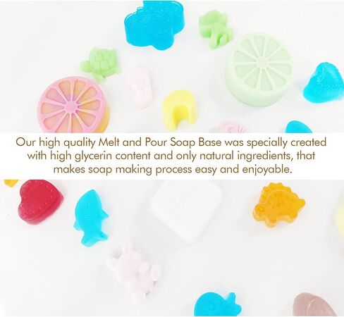 Mixed Scent Soap Base DIY Handmade Soap with Goat Milk & Honey & Peach & Cologne, Moisturizing Melt and Pour Soap Base for Soap Making 4pack in Saudi Arabia