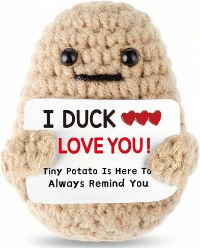 Positive Potato Crochet Mini Knitted Potato Toy Home Decorations Encouragement Gifts (Mr. Potato) in Saudi Arabia