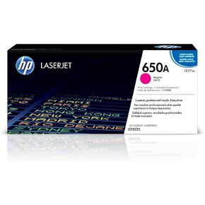 HP 650A Magenta Toner Cartridge | Works with HP Color LaserJet Enterprise CP5525 Series | CE273A