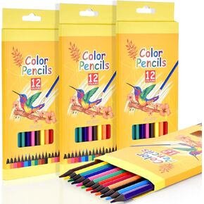 Colored Pencils Bulk,48 Count Colored Pencils for Kids, 4 Packs Colored Pencils Bulk 12 Colors, Back to School Supplies For Teachers,Back to School Supplies, Classroom Prizes