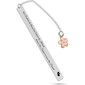 Best Friend Bookmark Friendship Gifts for Women Sister Long Distance Friendship Gifts for Sister Bestie BFF Female Friend Book Lover Bookish Mothers Day Gifts Christmas Birthday Graduation Gifts