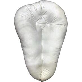 Jumbo Sciatica Nerve Pain Relief Pillow Hypoallergenic Saddle Shaped Cushion with Cover