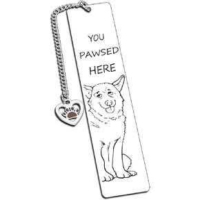 Dog Lovers Gifts, Funny Dog Bookmarks Gifts for Women, Dog Mom Gifts for Reading Women,Cute Book Marks for Bookworm Bookish Nerd Best Friend