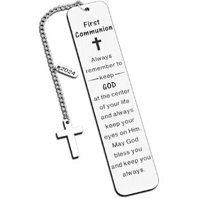 First Communion Gifts for Girls, First Holy Communion, 1st Communion Gifts for Boys, Inspirational Christian Gifts, Bible Accessories, Bible Bookmark, Confirmation Baptism Gifts for Teen Girls Boys