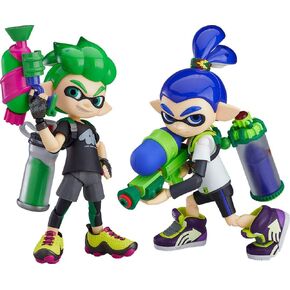 Good Smile Company Splatoon: Inkling Boys Figma Deluxe Action Figure Set