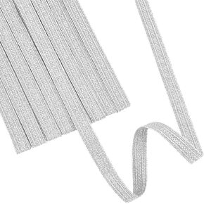 FINGERINSPIRE 5 Yards Military Bullion Braid Trim 0.4inches Wide Gold Metallic Sewing Braid Trim Polyester Gimp Braid Trim Polyester Decorative Braid Ribbon for Cuff Badge Decor Gift Wrapping