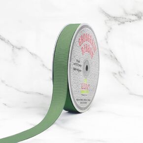 Creative Ideas 7/8" Inch, 50 Yards Grosgrain Ribbon, Sage Green