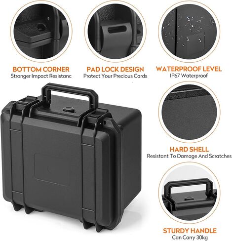 صندوق تخزين البطاقات المتدرج - حالة لوحات بطاقة التداول الرياضية متوافقة مع PSA CSG BGS SGC Magnetic Card Solder & Top Loaders ، مربعات مقاومة للماء - مقصورات علبة مخصصة للبطاقات المخصصة in Kuwait