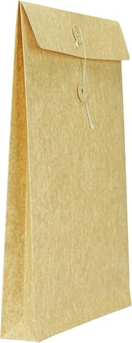 Brown File Folders 10"x15" with String, 20/Pack Large Envelopes Manila Folders Ideal for Interoffice, Business, Used to Store and Organize Various Types of Documents in Saudi Arabia
