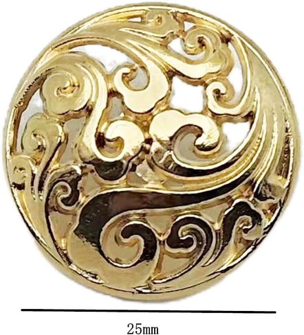 30PC Metal Buttons Antique Silver with Metal Shank Round Antique Flower Buttons DIY Sewing Buttons 20mm in Saudi Arabia