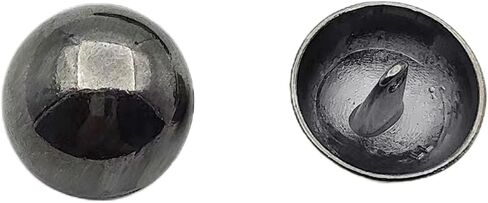 30PC Metal Buttons Antique Silver with Metal Shank Round Antique Flower Buttons DIY Sewing Buttons 20mm in Kuwait