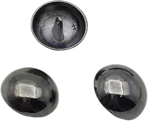 30PC Metal Buttons Antique Silver with Metal Shank Round Antique Flower Buttons DIY Sewing Buttons 20mm in Kuwait