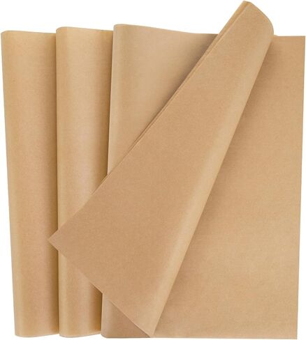 Koogel 120 Sheets Kraft Tissue Paper Bulk, Tissue Paper Gift Wrapping 14 x 20 Inch Brown Rustic Art Paper for DIY Project Birthday Holiday Crafts Decor Acid Free in Saudi Arabia