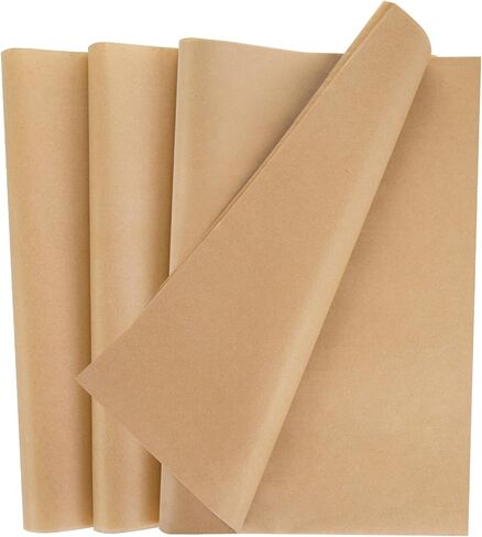 Koogel 120 Sheets Kraft Tissue Paper Bulk, Tissue Paper Gift Wrapping 14 x 20 Inch Brown Rustic Art Paper for DIY Project Birthday Holiday Crafts Decor Acid Free in Saudi Arabia