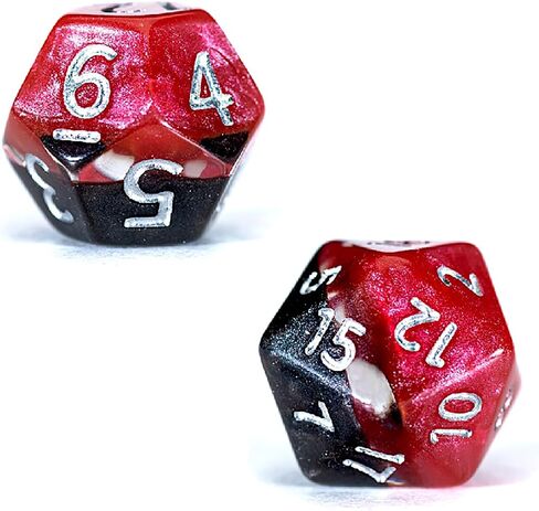 Gate Keeper Games & Dice: Mighty Tiny Dice: Lightning Lightning - 7 PC - RPG DICE SET DROMAL CONGEN in Kuwait