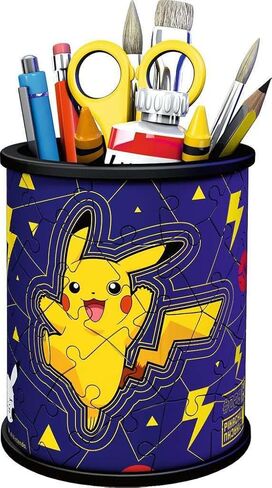 Ravensburger Pokemon Gifts - 3D Jigsaw Puzzle for Kids Age 6 Years Up - 54 Pieces - Pencil Pot - No Glue Required in Saudi Arabia