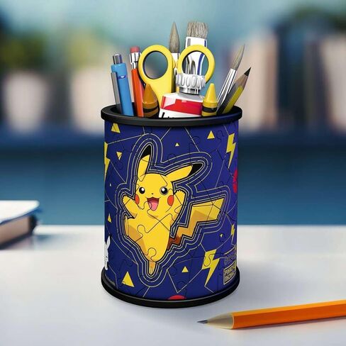 Ravensburger Pokemon Gifts - 3D Jigsaw Puzzle for Kids Age 6 Years Up - 54 Pieces - Pencil Pot - No Glue Required in Saudi Arabia