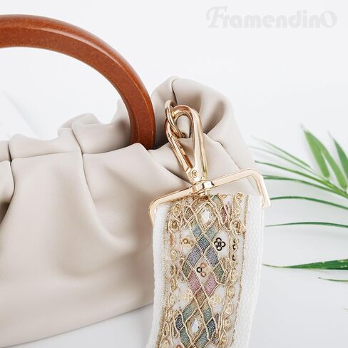 Framendino ، غيتار محفظة قابلة للتعديل أحزمة 1.5 بوصة واسعة بلينغ كتف أحزمة الحزام نمط الصليب حقيبة الجسم الاستبدال حزام متسلل للنساء الأسود in Saudi Arabia